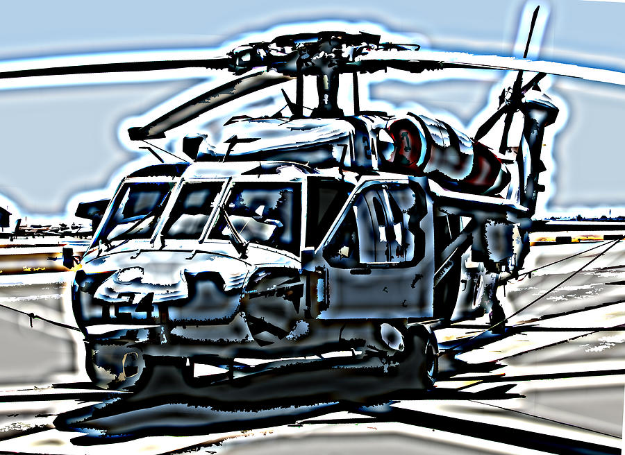 Sikorsky UH-60 Blackhawk Helicopter Photograph by Samuel Sheats