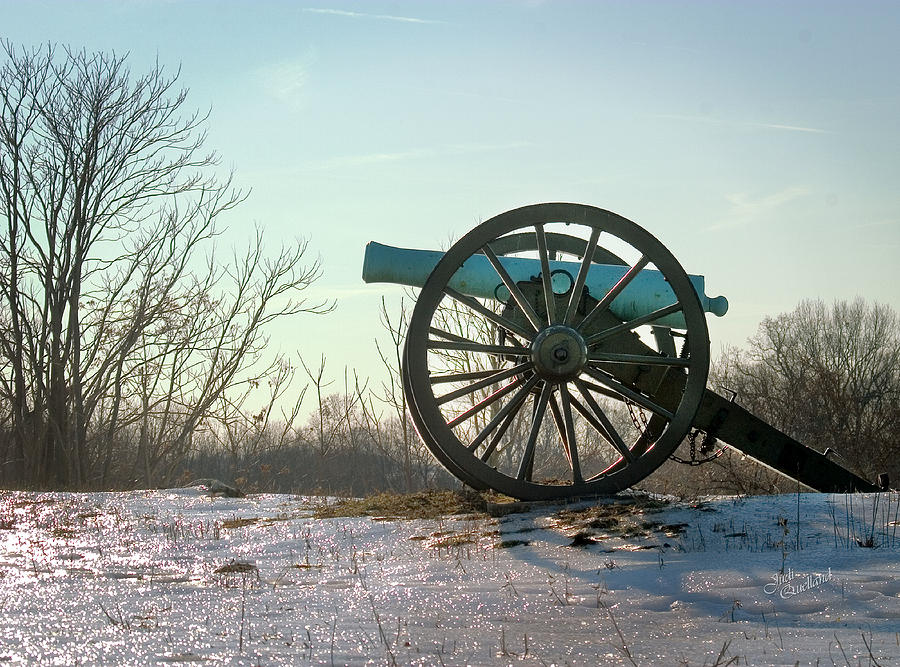Silent Cannon in Winter Photograph by Judi Quelland