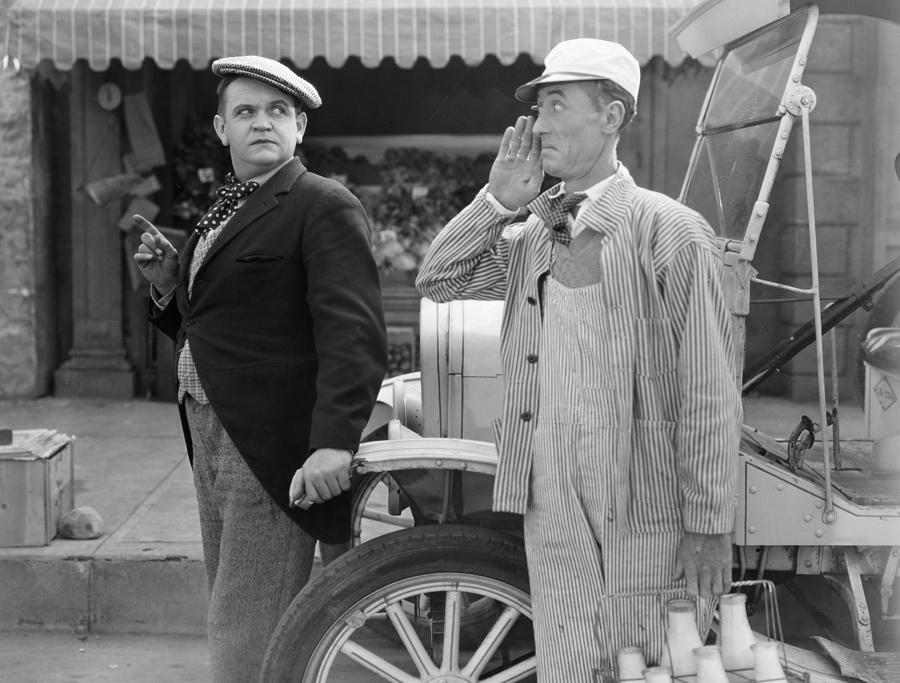 Silent Film Still: Milkman Photograph by Granger - Fine Art America