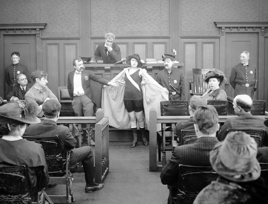 Silent Still: Courtroom Photograph by Granger