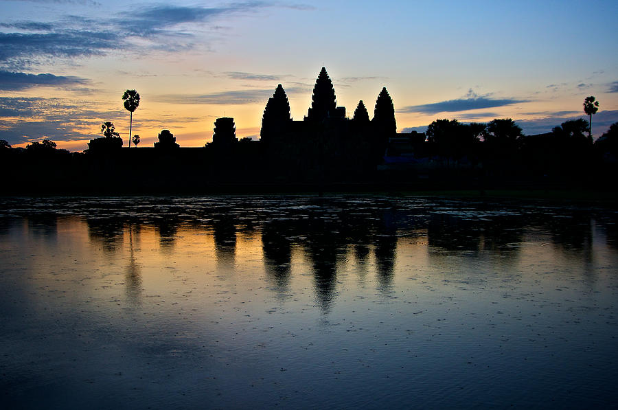 Silhouette of Angkor Photograph by Arj Munoz Silhouette of Angkor Photograph by Arj Munoz