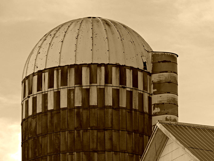 Silo Photograph by Dark Whimsy