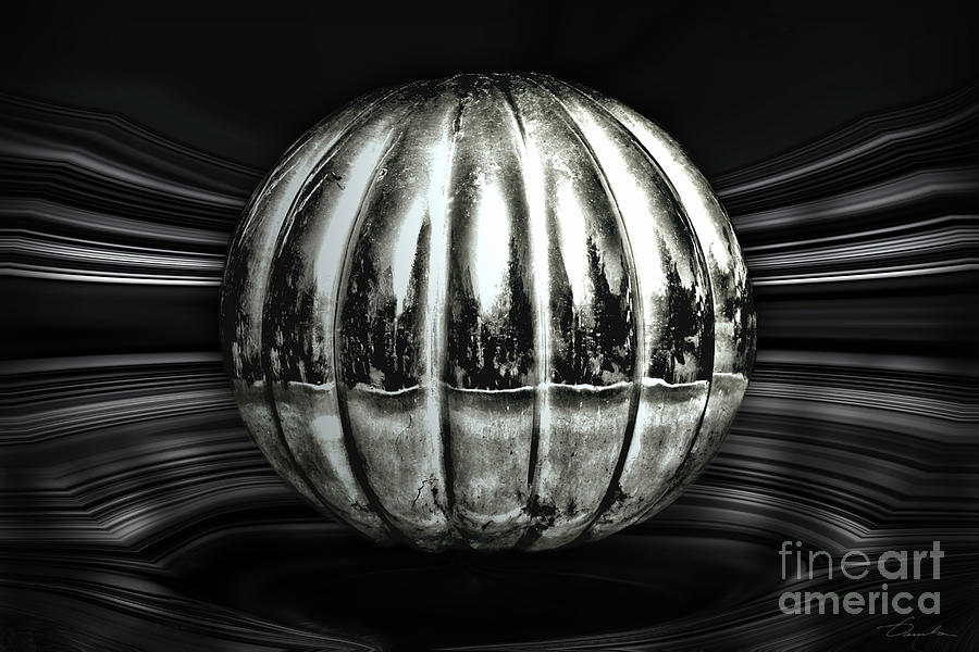 Silver Ball Digital Art by Danuta Bennett