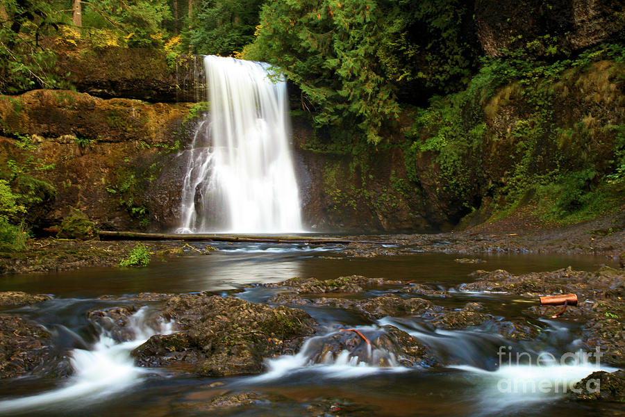 Waterfall Photograph - Silver Falls Waterfall by Adam Jewell