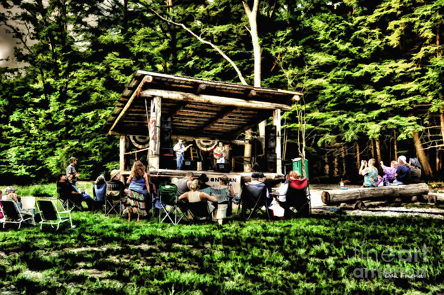 Music Photograph - Silver Lake One Man Jam Fest by Dan Friend