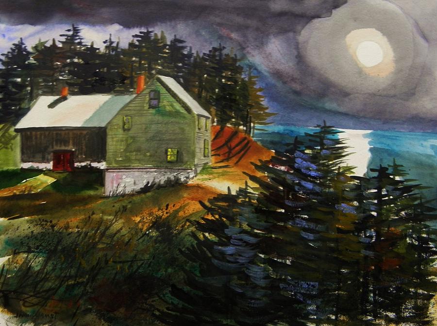 Silver Moon Farm Painting by John Williams
