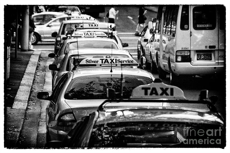 Silver Taxi Photograph by Rick Bragan