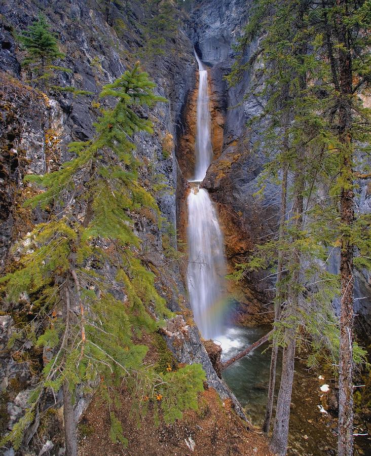 Banff National Park Photograph - Silverton Waterfalls Banff National by Carson Ganci