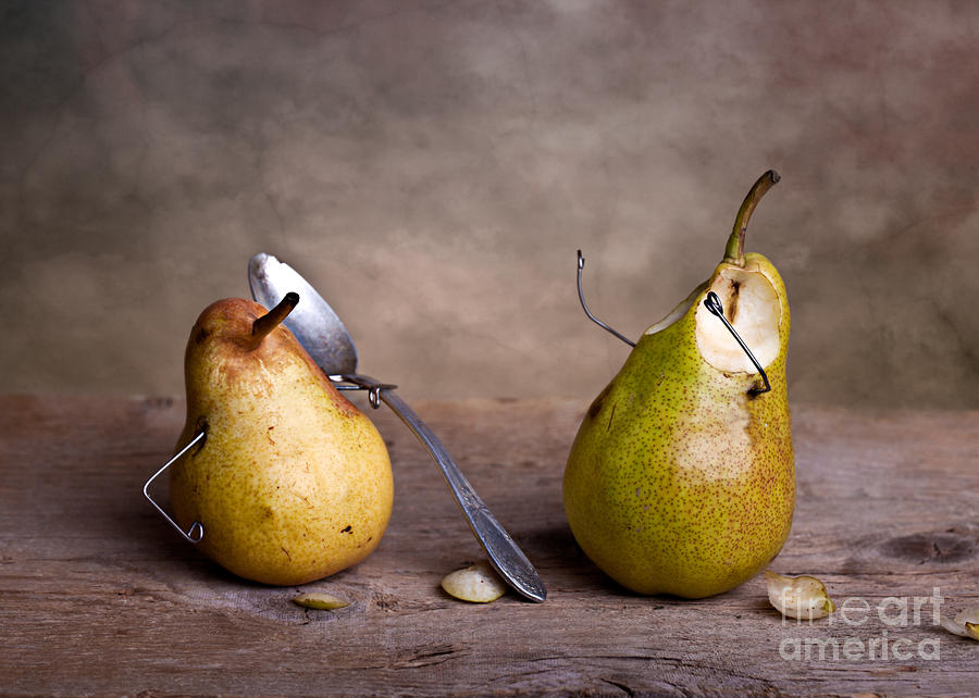 Pear Photograph - Simple Things 15 by Nailia Schwarz