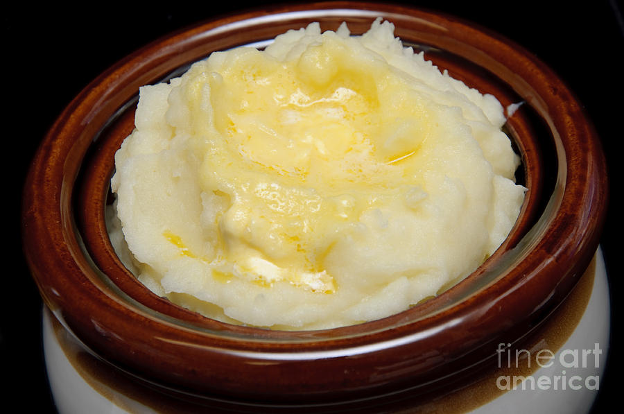 Simply Mashed Potatoes Photograph by Andee Design