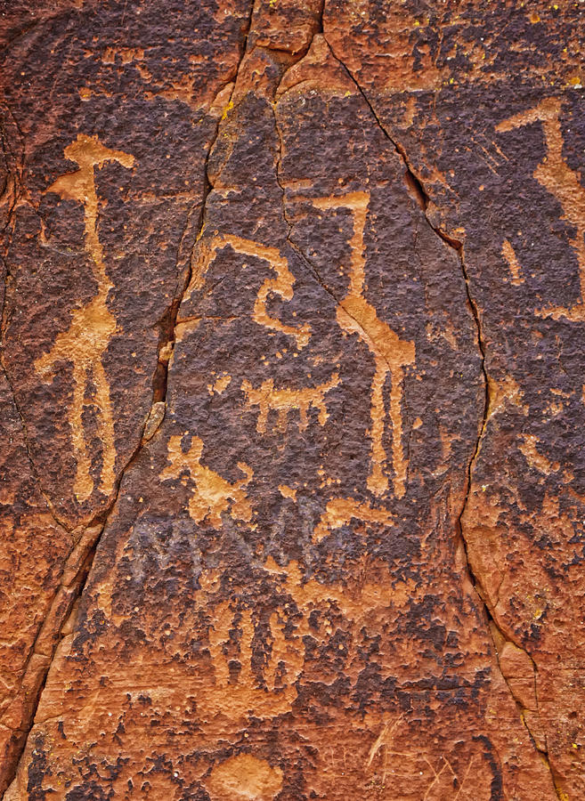 Sinagua Petroglyphs Photograph by Tom Singleton