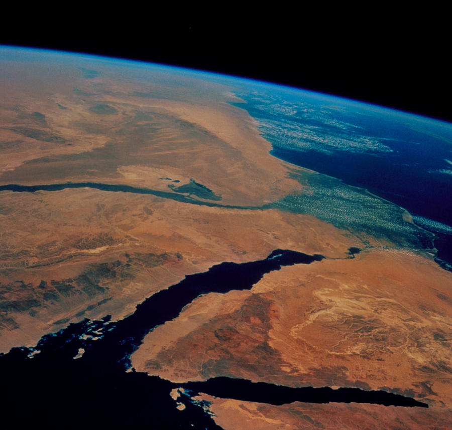 seen from space shuttle