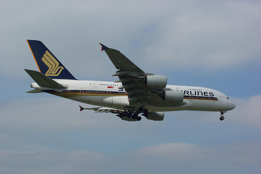 Singapore Airlines Airbus A380 Photograph by Tim Beach