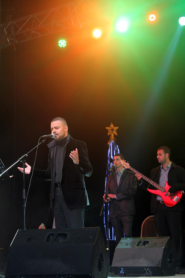 Singer Hasan Ammar In Bethlehem Photograph