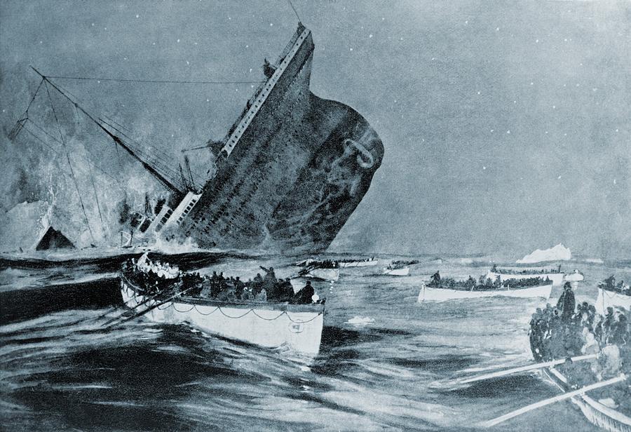 Sinking Of The Titanic Witnessed Photograph by Everett - Pixels