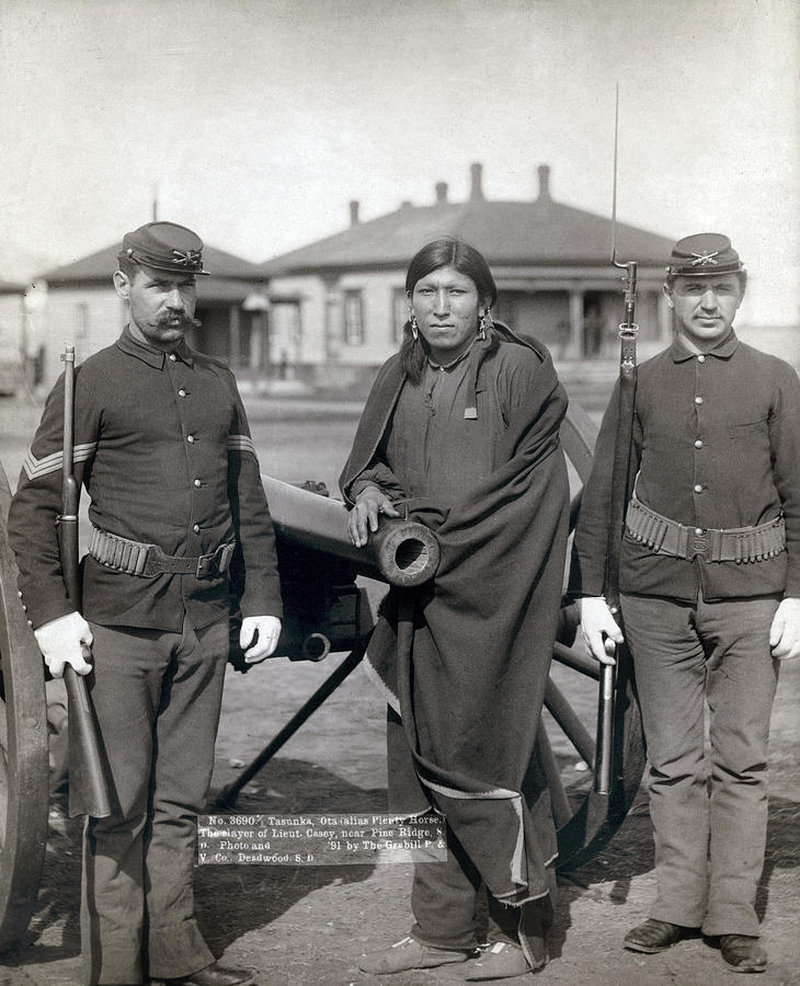 Sioux Warrior, 1891 Photograph by Granger