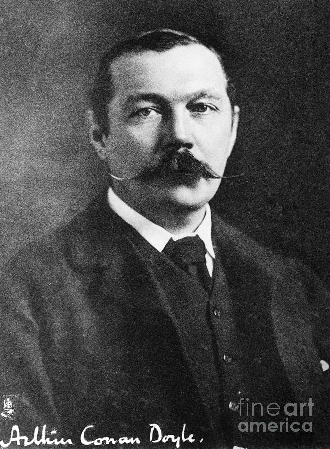 SIR ARTHUR CONAN DOYLE (1859-1930). British physician and writer. Photograph, c1900 Photograph by Granger