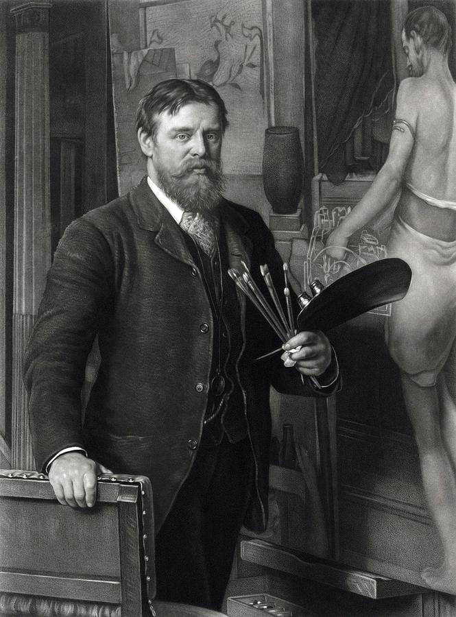 Portrait Photograph - Sir Lawrence Alma-tadema 1836-1912 by Everett