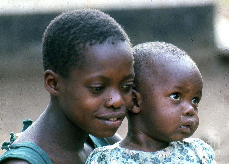Sisters Nairobi Kenya 1971 Photograph by Erik Falkensteen