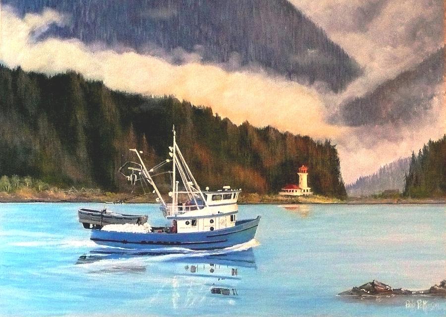Alaska Painting - Sitka Bay, Alaska by Bob Patterson