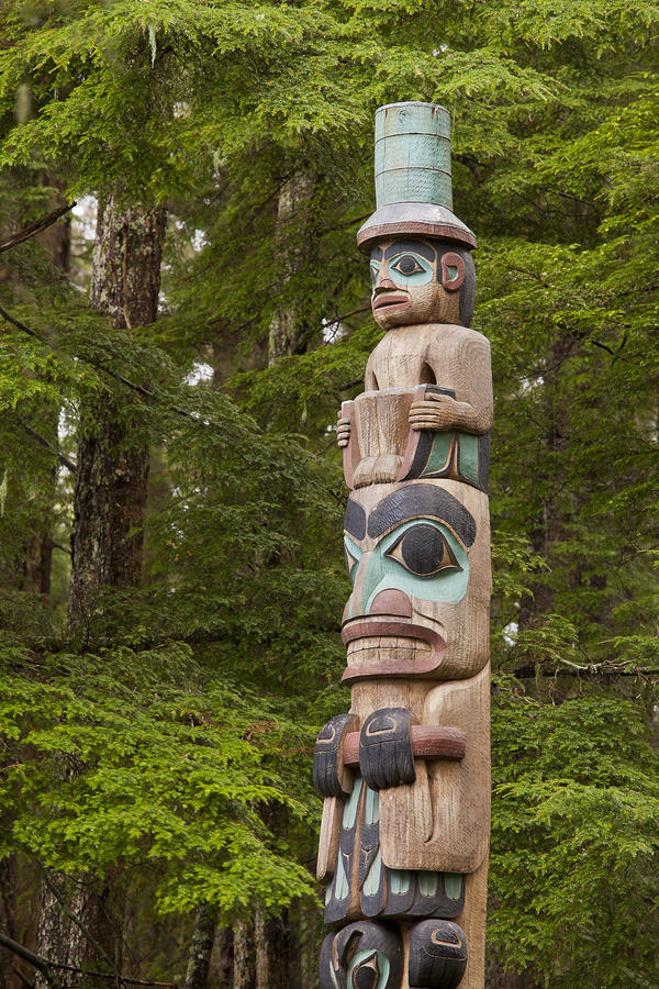 Sitka Totem Pole Photograph by Tim Grams