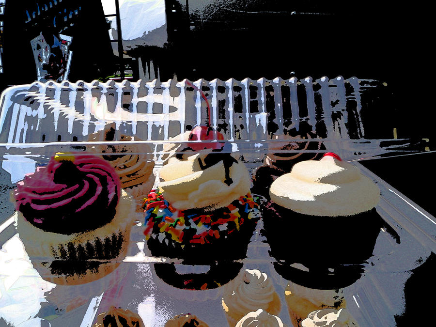 Six Pack Of Cupcakes Photograph by Kym Backland