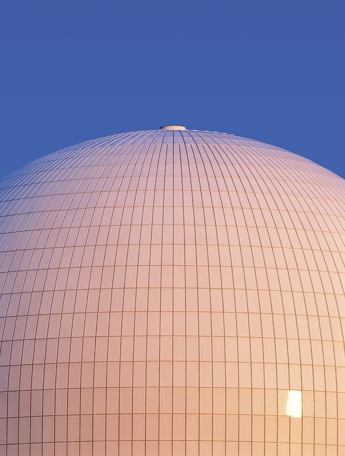 Sizewell B Nuclear Reactor Dome Photograph by David Parker