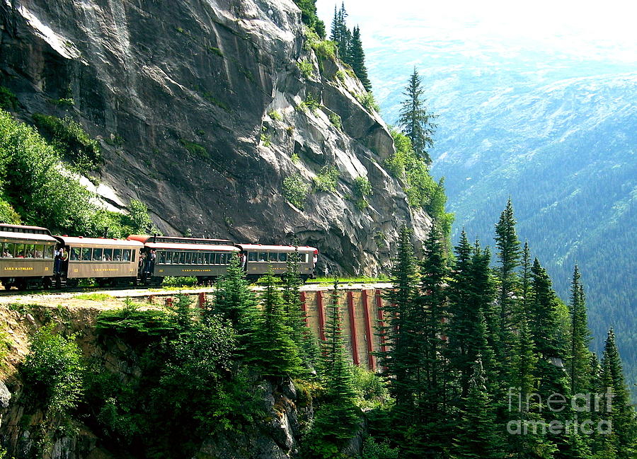 Skagway to Yukon Railroad Photograph by Inga Smith - Pixels