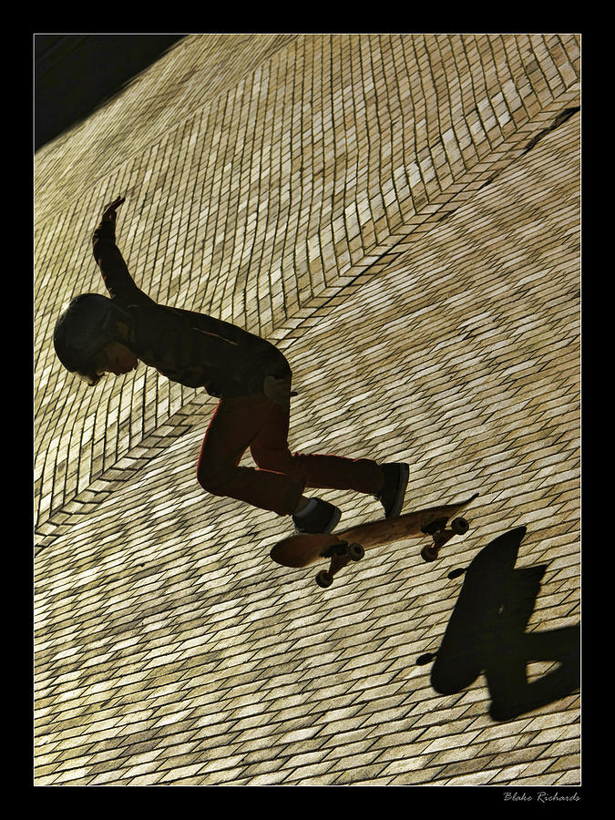 Skate Board Fun Photograph by Blake Richards
