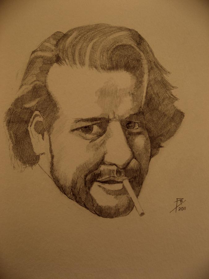 Sketch for Micky Painting by Ray Agius