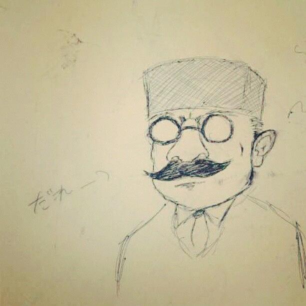 Sketch Photograph - #sketch #person #boy #moustache by Ivan Braginski