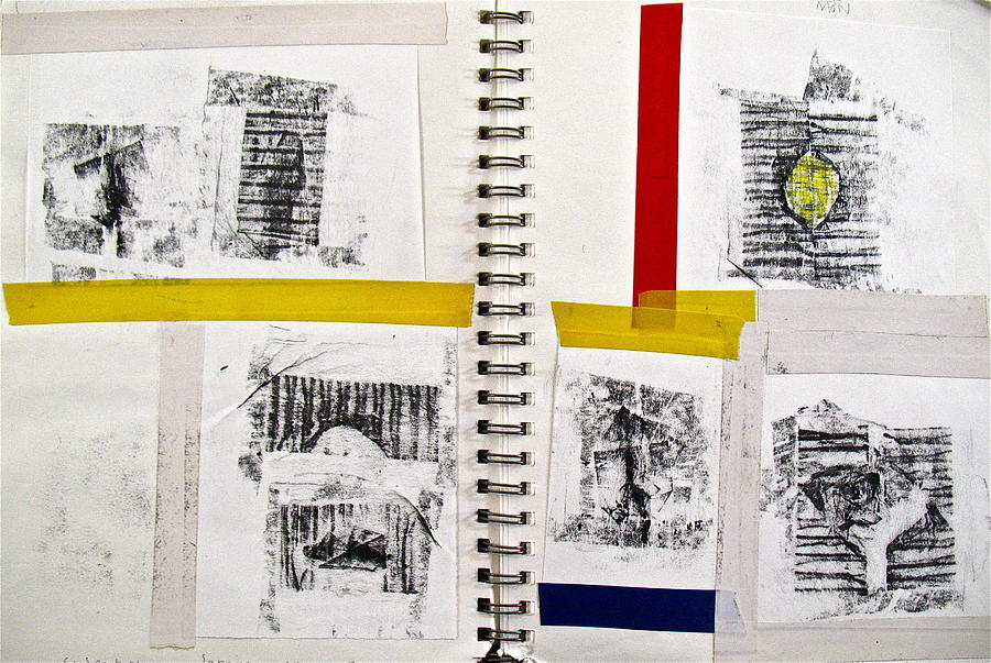 Sketchbook 2  pg 4 Photograph by Cliff Spohn