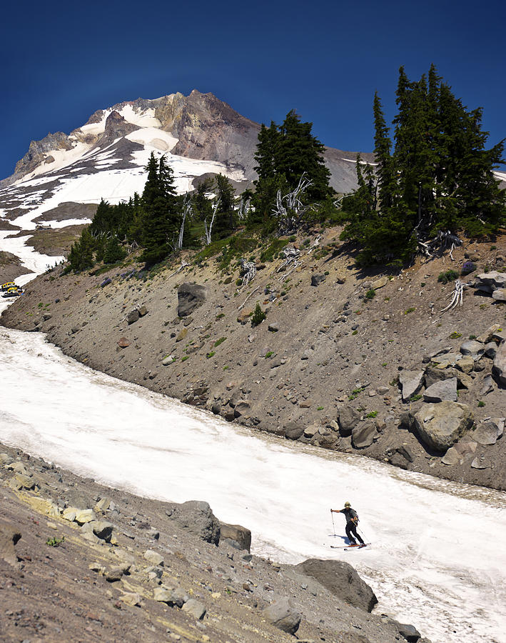 Skiing Mount Hood in August Photograph by Vicki Jauron - Fine Art America