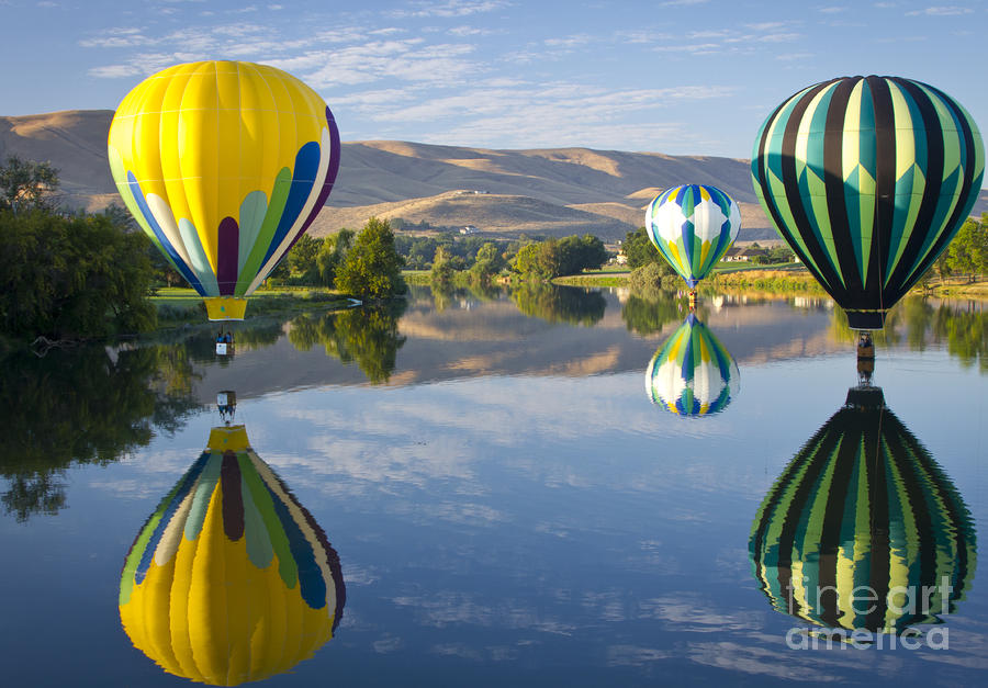 Skimming Balloons Photograph by Idaho Scenic Images Linda Lantzy
