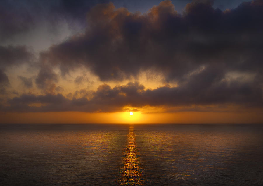 Sunset Photograph - Skomer Sunset by Andy Astbury