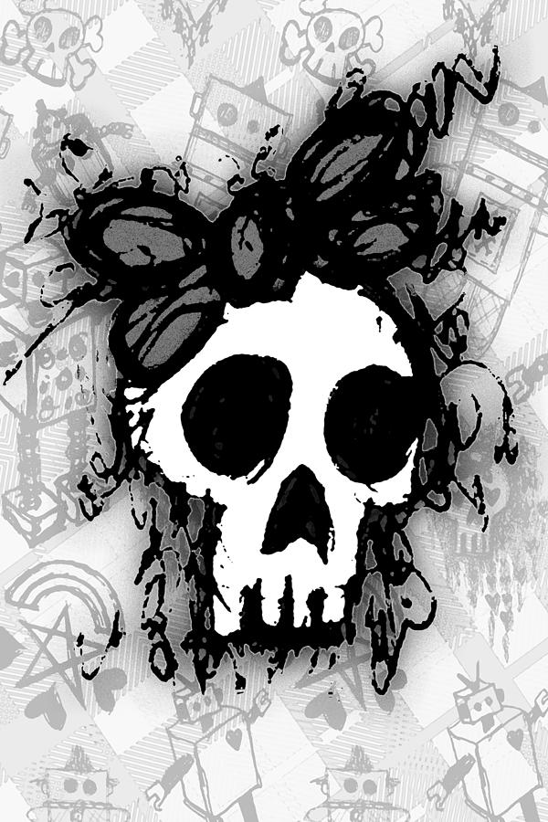 Skull Sketches 2 Of 6 Digital Art