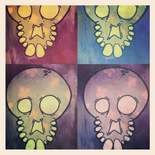 Skull Photograph - #skull #skulls #android #art #color by Dilaxo Gertron