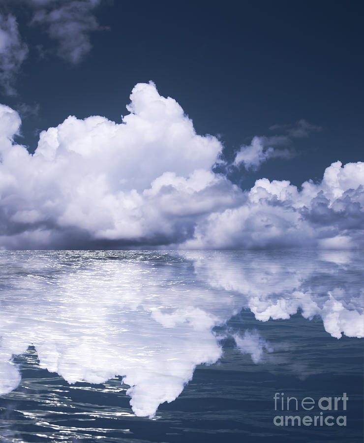 Nature Photograph - Sky and ocean by Blink Images