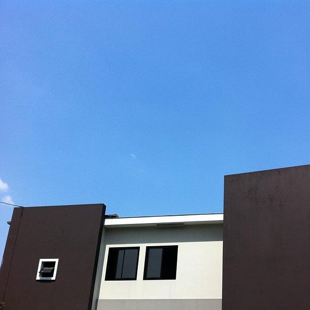 Architecture Photograph - #sky #architecture #buildings #iphone4 by Tito Santika