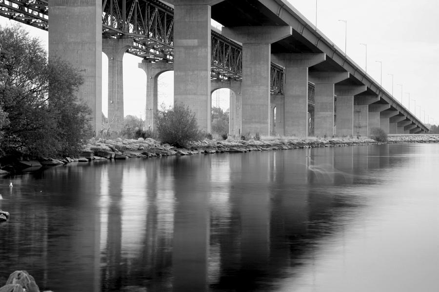 Sky bridge Burlington Ontario Photograph by Nick Mares