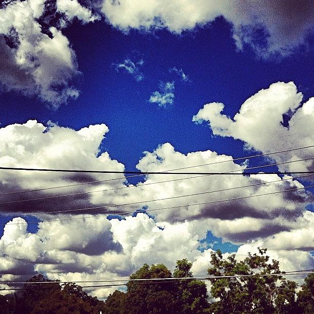 Sky Photograph - #sky #clouds Looks To Good To Be True? by Regan Webb
