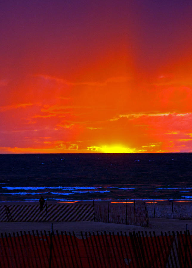 Sunset Photograph - Sky Fire by Randall Cogle