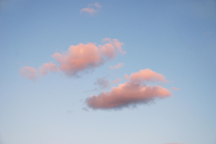 Sky Series - a little pink Photograph by Kathleen Grace