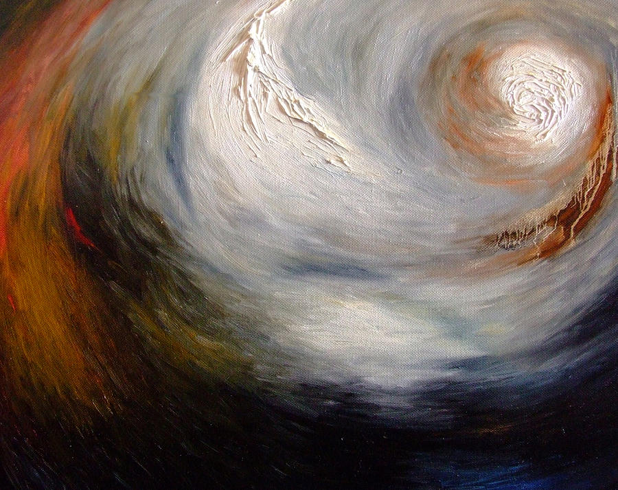 Abstract Painting - Sky to Earth by Cahl Schroedl