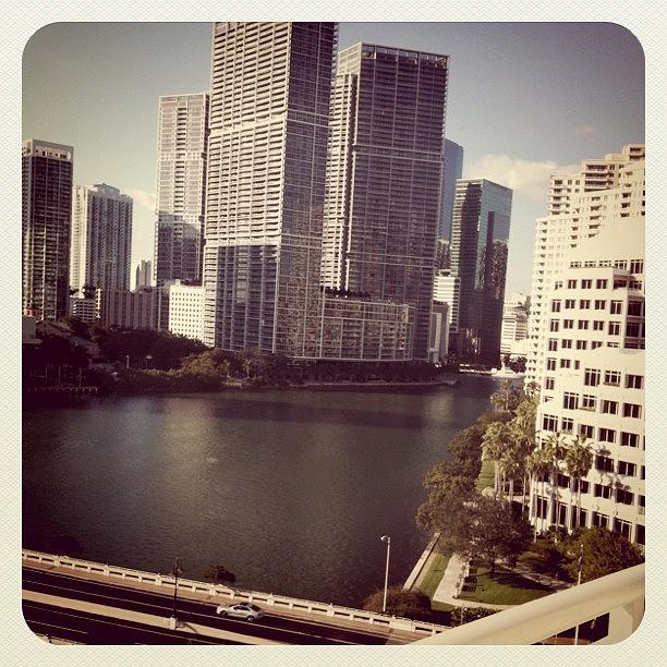 Miami Photograph - #skyline #miami #mandarin by Aimee Junnila 📷