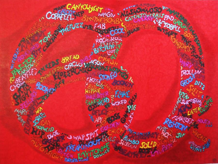 Slang Of The 60's Painting by Steve Boisvert