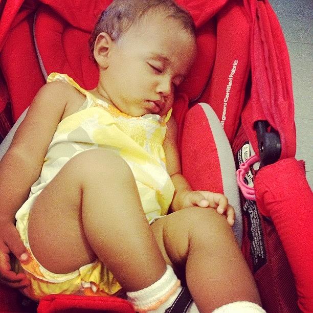 Summer Photograph - Sleeping Babygirl #baby #summer by Maddie Wong