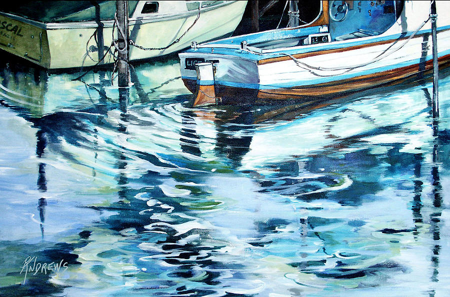 Sleepy Harbor  Painting by Rae Andrews