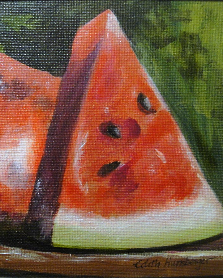 Slices of Summer Painting by Edith Hunsberger