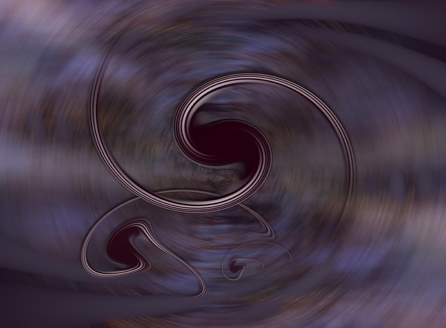 Abstract Digital Art - Outside Sliding by Florin Birjoveanu